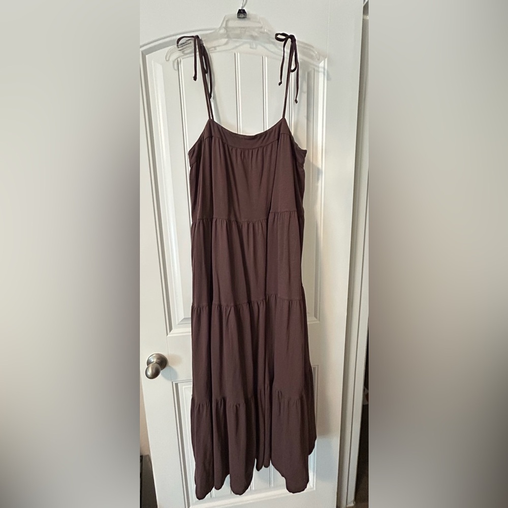 American Eagle Outfitters Brown Maxi Dress